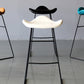 Black PU Leather Barstools Industrial Low Back Bristol Counter Stool with Saddle Seat Clearhalo 'Bar Furniture' 'Bar Stools' 'bar_stools' 'furniture_bar_stools' 'Kitchen & Dining Furniture' 'kitchen&dining_furn' 'kitchen' 'kitchen_furn' Furniture' 4183028