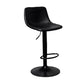 Rotation and Lifting Barstool Industrial Style Leather Seats Bar Stool for Bar Counter Black Black 1 Piece Clearhalo 'Bar Furniture' 'Bar Stools' 'bar_stools' 'furniture_bar_stools' 'Kitchen & Dining Furniture' 'kitchen&dining_furn' 'kitchen' 'kitchen_furn' Furniture' 4183110