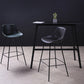 Industrial Leather Distressed Barstool Black Living Room Bar Stool with Bucket Seat Clearhalo 'Bar Furniture' 'Bar Stools' 'bar_stools' 'furniture_bar_stools' 'Kitchen & Dining Furniture' 'kitchen&dining_furn' 'kitchen' 'kitchen_furn' Furniture' 4183164