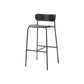 Industrial Black Counter Stool Iron Wooden Bar Bristol Stool with Low Back 1 Piece Black Clearhalo 'Bar Furniture' 'Bar Stools' 'bar_stools' 'furniture_bar_stools' 'Kitchen & Dining Furniture' 'kitchen&dining_furn' 'kitchen' 'kitchen_furn' Furniture' 4183206