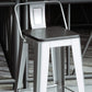 Industrial Silver Counter Stools Iron Wooden Bar Bristol Stools with Low Back Clearhalo 'Bar Furniture' 'Bar Stools' 'bar_stools' 'furniture_bar_stools' 'Kitchen & Dining Furniture' 'kitchen&dining_furn' 'kitchen' 'kitchen_furn' Furniture' 4183227