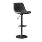 Industrial Style Bar Stools Leather Cushions Rotatable Counter Stools 1 Piece Grey Black Clearhalo 'Bar Furniture' 'Bar Stools' 'bar_stools' 'furniture_bar_stools' 'Kitchen & Dining Furniture' 'kitchen&dining_furn' 'kitchen' 'kitchen_furn' Furniture' 4183304