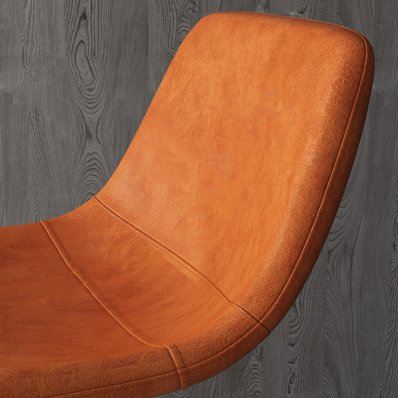 Industrial Style Bar Stools Leather Cushions Rotatable Counter Stools 1 Piece Clearhalo 'Bar Furniture' 'Bar Stools' 'bar_stools' 'furniture_bar_stools' 'Kitchen & Dining Furniture' 'kitchen&dining_furn' 'kitchen' 'kitchen_furn' Furniture' 4183311
