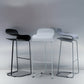 Industrial Iron Simple Barstool Indoor Tall Stool with ABS Seat Clearhalo 'Bar Furniture' 'Bar Stools' 'bar_stools' 'furniture_bar_stools' 'Kitchen & Dining Furniture' 'kitchen&dining_furn' 'kitchen' 'kitchen_furn' Furniture' 4183321