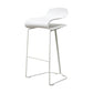 Industrial Iron Simple Barstool Indoor Tall Stool with ABS Seat White 1 Piece Clearhalo 'Bar Furniture' 'Bar Stools' 'bar_stools' 'furniture_bar_stools' 'Kitchen & Dining Furniture' 'kitchen&dining_furn' 'kitchen' 'kitchen_furn' Furniture' 4183328