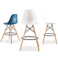 Modern Living Room Counter Stool Colorful Simple Stool with Wood Base Clearhalo 'Bar Furniture' 'Bar Stools' 'bar_stools' 'furniture_bar_stools' 'Kitchen & Dining Furniture' 'kitchen&dining_furn' 'kitchen' 'kitchen_furn' Furniture' 4183367