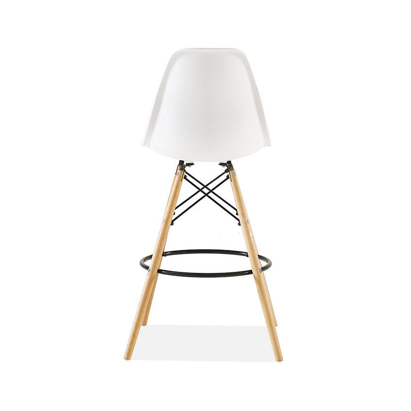 Modern Living Room Counter Stool Colorful Simple Stool with Wood Base Clearhalo 'Bar Furniture' 'Bar Stools' 'bar_stools' 'furniture_bar_stools' 'Kitchen & Dining Furniture' 'kitchen&dining_furn' 'kitchen' 'kitchen_furn' Furniture' 4183370