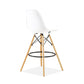 Modern Living Room Counter Stool Colorful Simple Stool with Wood Base Clearhalo 'Bar Furniture' 'Bar Stools' 'bar_stools' 'furniture_bar_stools' 'Kitchen & Dining Furniture' 'kitchen&dining_furn' 'kitchen' 'kitchen_furn' Furniture' 4183375