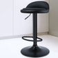 Black Modern Metal Bar Stool Adjustable Footrest Low Back Indoor Stool Clearhalo 'Bar Furniture' 'Bar Stools' 'bar_stools' 'furniture_bar_stools' 'Kitchen & Dining Furniture' 'kitchen&dining_furn' 'kitchen' 'kitchen_furn' Furniture' 4183528