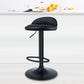 Black Modern Metal Bar Stool Adjustable Footrest Low Back Indoor Stool Clearhalo 'Bar Furniture' 'Bar Stools' 'bar_stools' 'furniture_bar_stools' 'Kitchen & Dining Furniture' 'kitchen&dining_furn' 'kitchen' 'kitchen_furn' Furniture' 4183531