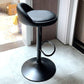 Black Modern Metal Bar Stool Adjustable Footrest Low Back Indoor Stool Clearhalo 'Bar Furniture' 'Bar Stools' 'bar_stools' 'furniture_bar_stools' 'Kitchen & Dining Furniture' 'kitchen&dining_furn' 'kitchen' 'kitchen_furn' Furniture' 4183538