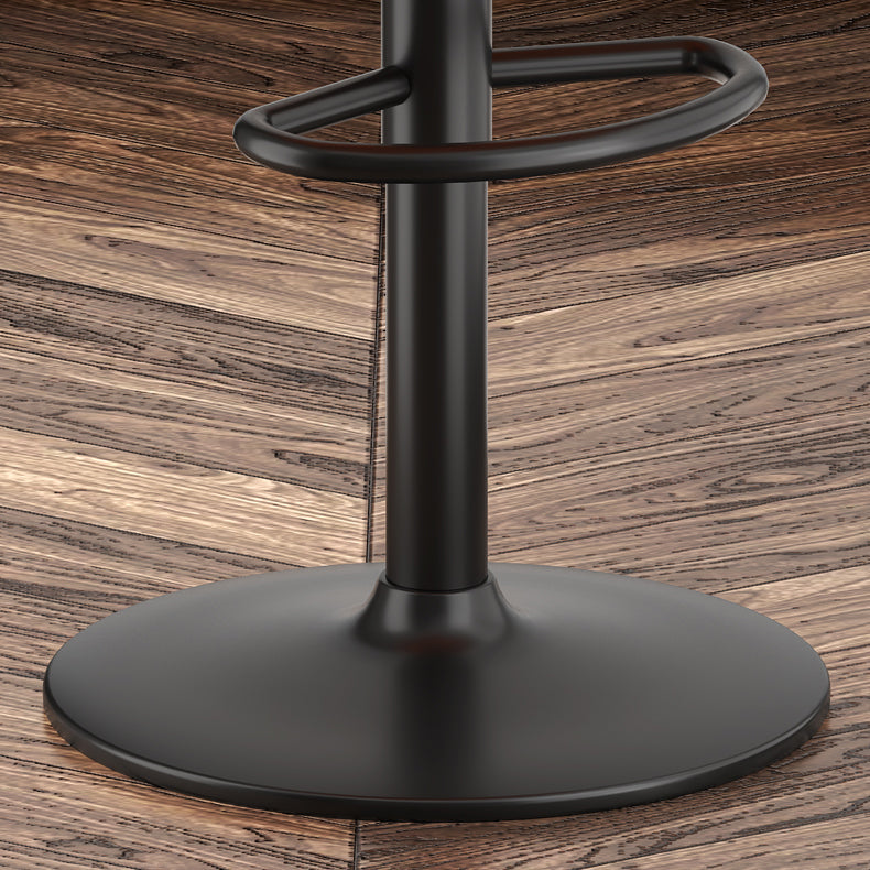 Adjustable Height Counter & Bar Stool Indoor Leather Bucket Footrest Stool Clearhalo 'Bar Furniture' 'Bar Stools' 'bar_stools' 'furniture_bar_stools' 'Kitchen & Dining Furniture' 'kitchen&dining_furn' 'kitchen' 'kitchen_furn' Furniture' 4183556