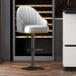 Adjustable Height Counter & Bar Stool Indoor Leather Bucket Footrest Stool Dark Gray 1 Piece Clearhalo 'Bar Furniture' 'Bar Stools' 'bar_stools' 'furniture_bar_stools' 'Kitchen & Dining Furniture' 'kitchen&dining_furn' 'kitchen' 'kitchen_furn' Furniture' 4183563