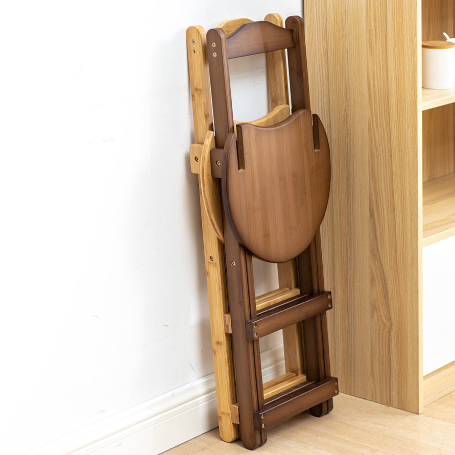 Modern Folding Armless Counter Stool Wood Living Room Bar Stool with Footrest Clearhalo 'Bar Furniture' 'Bar Stools' 'bar_stools' 'furniture_bar_stools' 'Kitchen & Dining Furniture' 'kitchen&dining_furn' 'kitchen' 'kitchen_furn' Furniture' 4183599