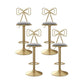 Adjustable Glam Bar Stool Footrest Low Back Upholstered Indoor Counter Stool Grey Set of 4 Non-Upholstered Clearhalo 'Bar Furniture' 'Bar Stools' 'bar_stools' 'furniture_bar_stools' 'Kitchen & Dining Furniture' 'kitchen&dining_furn' 'kitchen' 'kitchen_furn' Furniture' 4183622