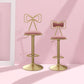Adjustable Glam Bar Stool Footrest Low Back Upholstered Indoor Counter Stool Clearhalo 'Bar Furniture' 'Bar Stools' 'bar_stools' 'furniture_bar_stools' 'Kitchen & Dining Furniture' 'kitchen&dining_furn' 'kitchen' 'kitchen_furn' Furniture' 4183636
