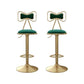 Adjustable Glam Bar Stool Footrest Low Back Upholstered Indoor Counter Stool Green Set of 2 Upholstered Clearhalo 'Bar Furniture' 'Bar Stools' 'bar_stools' 'furniture_bar_stools' 'Kitchen & Dining Furniture' 'kitchen&dining_furn' 'kitchen' 'kitchen_furn' Furniture' 4183656
