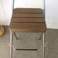 Modern Backrest Folding Counter Stool Steel Living Room Bar Stool with Footrest Clearhalo 'Bar Furniture' 'Bar Stools' 'bar_stools' 'furniture_bar_stools' 'Kitchen & Dining Furniture' 'kitchen&dining_furn' 'kitchen' 'kitchen_furn' Furniture' 4183678