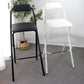 Modern Backrest Folding Counter Stool Iron Balcony Bar Stool with Footrest Clearhalo 'Bar Furniture' 'Bar Stools' 'bar_stools' 'furn' 'furn_bar_stools' 'furniture_bar_stools' 'Kitchen & Dining Furniture' 'kitchen&dining_furn' 'kitchen' 'kitchen_furn' Furniture' 4183730