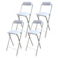 Modern Backrest Folding Counter Stool Iron Balcony Bar Stool with Footrest White 4 Piece Set Clearhalo 'Bar Furniture' 'Bar Stools' 'bar_stools' 'furn' 'furn_bar_stools' 'furniture_bar_stools' 'Kitchen & Dining Furniture' 'kitchen&dining_furn' 'kitchen' 'kitchen_furn' Furniture' 4183741