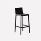 Contemporary Footrest Leather Counter and Bar Stool Square Low Back Bar Stool Dark Gray Clearhalo 'Bar Furniture' 'Bar Stools' 'bar_stools' 'furn' 'furn_bar_stools' 'furniture_bar_stools' 'Kitchen & Dining Furniture' 'kitchen&dining_furn' 'kitchen' 'kitchen_furn' Furniture' 4183763