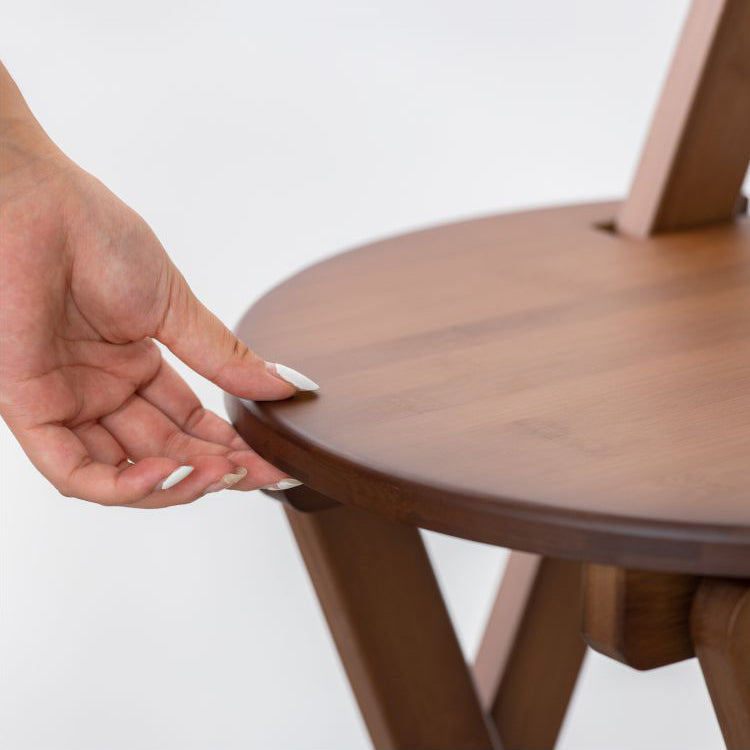 Modern Backrest Folding Counter Stool Wood Restaurant Bar Stool with Footrest Clearhalo 'Bar Furniture' 'Bar Stools' 'bar_stools' 'furn' 'furn_bar_stools' 'furniture_bar_stools' 'Kitchen & Dining Furniture' 'kitchen&dining_furn' 'kitchen' 'kitchen_furn' Furniture' 4183781