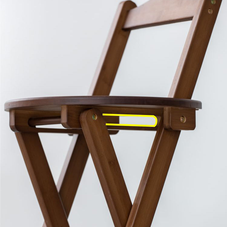 Modern Backrest Folding Counter Stool Wood Restaurant Bar Stool with Footrest Clearhalo 'Bar Furniture' 'Bar Stools' 'bar_stools' 'furn' 'furn_bar_stools' 'furniture_bar_stools' 'Kitchen & Dining Furniture' 'kitchen&dining_furn' 'kitchen' 'kitchen_furn' Furniture' 4183785