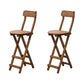 Modern Backrest Folding Counter Stool Wood Restaurant Bar Stool with Footrest Brown 2 Piece Set Counter Stool(27"H) Clearhalo 'Bar Furniture' 'Bar Stools' 'bar_stools' 'furn' 'furn_bar_stools' 'furniture_bar_stools' 'Kitchen & Dining Furniture' 'kitchen&dining_furn' 'kitchen' 'kitchen_furn' Furniture' 4183801