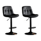 Swivel Iron Counter Height Stools Modern Adjustable Indoor Footrest Bar Stool Black Black 2 Piece Set Clearhalo 'Bar Furniture' 'Bar Stools' 'bar_stools' 'furn' 'furn_bar_stools' 'furniture_bar_stools' 'Kitchen & Dining Furniture' 'kitchen&dining_furn' 'kitchen' 'kitchen_furn' Furniture' 4183819