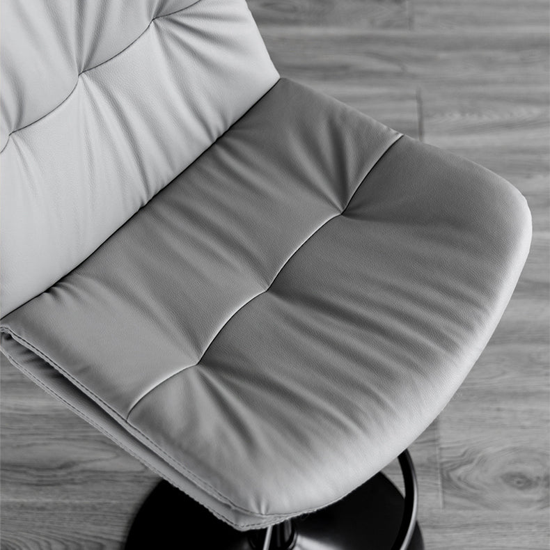 Swivel Iron Counter Height Stools Modern Adjustable Indoor Footrest Bar Stool Clearhalo 'Bar Furniture' 'Bar Stools' 'bar_stools' 'furn' 'furn_bar_stools' 'furniture_bar_stools' 'Kitchen & Dining Furniture' 'kitchen&dining_furn' 'kitchen' 'kitchen_furn' Furniture' 4183822