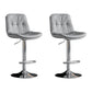 Swivel Iron Counter Height Stools Modern Adjustable Indoor Footrest Bar Stool Silver Gray 2 Piece Set Clearhalo 'Bar Furniture' 'Bar Stools' 'bar_stools' 'furn' 'furn_bar_stools' 'furniture_bar_stools' 'Kitchen & Dining Furniture' 'kitchen&dining_furn' 'kitchen' 'kitchen_furn' Furniture' 4183836