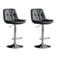 Swivel Iron Counter Height Stools Modern Adjustable Indoor Footrest Bar Stool Silver Dark Gray 2 Piece Set Clearhalo 'Bar Furniture' 'Bar Stools' 'bar_stools' 'furn' 'furn_bar_stools' 'furniture_bar_stools' 'Kitchen & Dining Furniture' 'kitchen&dining_furn' 'kitchen' 'kitchen_furn' Furniture' 4183839