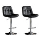 Swivel Iron Counter Height Stools Modern Adjustable Indoor Footrest Bar Stool Silver Black 2 Piece Set Clearhalo 'Bar Furniture' 'Bar Stools' 'bar_stools' 'furn' 'furn_bar_stools' 'furniture_bar_stools' 'Kitchen & Dining Furniture' 'kitchen&dining_furn' 'kitchen' 'kitchen_furn' Furniture' 4183851