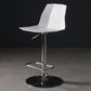 Modern Plastic Counter & Bar Stool Indoor Adjustable Height Footrest Stool White Clearhalo 'Bar Furniture' 'Bar Stools' 'bar_stools' 'furniture_bar_stools' 'Kitchen & Dining Furniture' 'kitchen&dining_furn' 'kitchen' 'kitchen_furn' Furniture' 4183858