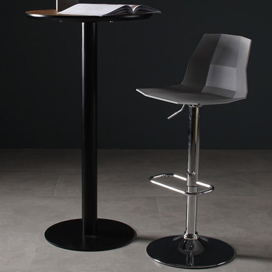 Modern Plastic Counter & Bar Stool Indoor Adjustable Height Footrest Stool Clearhalo 'Bar Furniture' 'Bar Stools' 'bar_stools' 'furniture_bar_stools' 'Kitchen & Dining Furniture' 'kitchen&dining_furn' 'kitchen' 'kitchen_furn' Furniture' 4183872