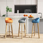 Modern Backrest Armless Counter Stool Steel Cashier Bar Stool with Cushion Clearhalo 'Bar Furniture' 'Bar Stools' 'bar_stools' 'furn' 'furn_bar_stools' 'furniture_bar_stools' 'Kitchen & Dining Furniture' 'kitchen&dining_furn' 'kitchen' 'kitchen_furn' Furniture' 4183922