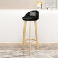 Modern Backrest Armless Counter Stool Steel Cashier Bar Stool with Cushion Black Clearhalo 'Bar Furniture' 'Bar Stools' 'bar_stools' 'furn' 'furn_bar_stools' 'furniture_bar_stools' 'Kitchen & Dining Furniture' 'kitchen&dining_furn' 'kitchen' 'kitchen_furn' Furniture' 4183929