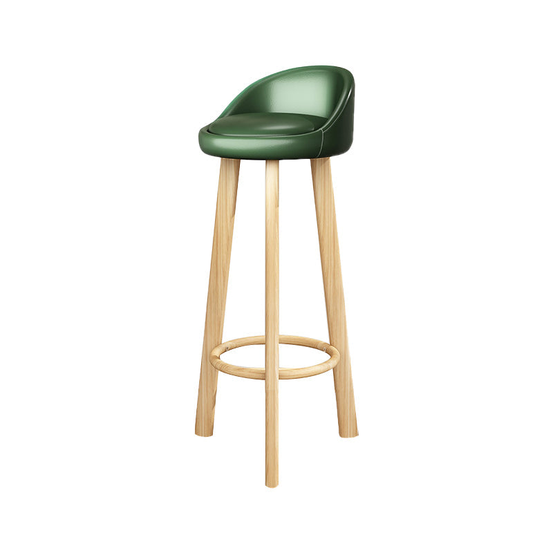 Modern Backrest Armless Counter Stool Steel Cashier Bar Stool with Cushion Clearhalo 'Bar Furniture' 'Bar Stools' 'bar_stools' 'furn' 'furn_bar_stools' 'furniture_bar_stools' 'Kitchen & Dining Furniture' 'kitchen&dining_furn' 'kitchen' 'kitchen_furn' Furniture' 4183930