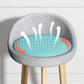 Modern Backrest Armless Counter Stool Steel Cashier Bar Stool with Cushion Clearhalo 'Bar Furniture' 'Bar Stools' 'bar_stools' 'furn' 'furn_bar_stools' 'furniture_bar_stools' 'Kitchen & Dining Furniture' 'kitchen&dining_furn' 'kitchen' 'kitchen_furn' Furniture' 4183935
