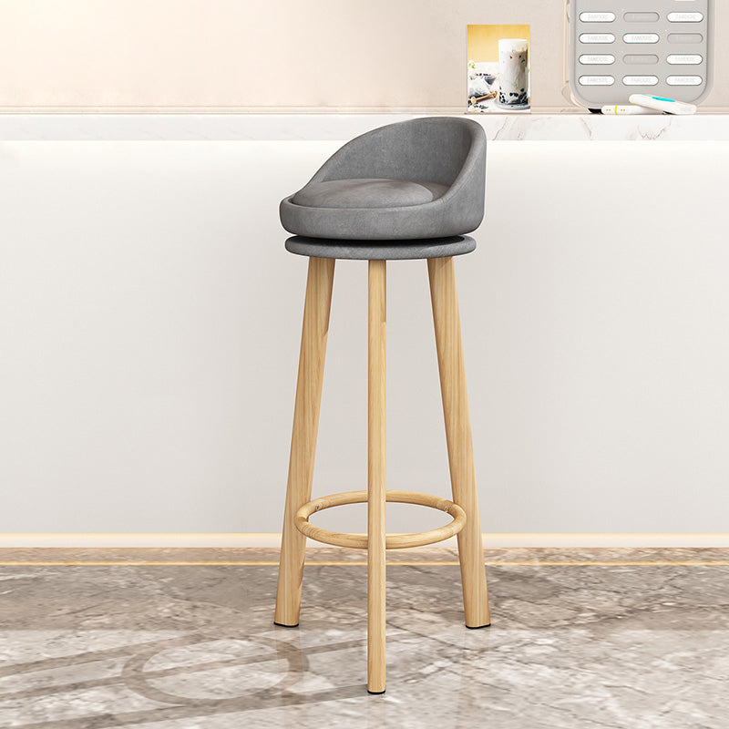 Modern Backrest Armless Counter Stool Steel Cashier Bar Stool with Cushion Dark Gray-Black Clearhalo 'Bar Furniture' 'Bar Stools' 'bar_stools' 'furn' 'furn_bar_stools' 'furniture_bar_stools' 'Kitchen & Dining Furniture' 'kitchen&dining_furn' 'kitchen' 'kitchen_furn' Furniture' 4183937
