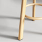 Modern Backrest Armless Counter Stool Steel Cashier Bar Stool with Cushion Clearhalo 'Bar Furniture' 'Bar Stools' 'bar_stools' 'furn' 'furn_bar_stools' 'furniture_bar_stools' 'Kitchen & Dining Furniture' 'kitchen&dining_furn' 'kitchen' 'kitchen_furn' Furniture' 4183938