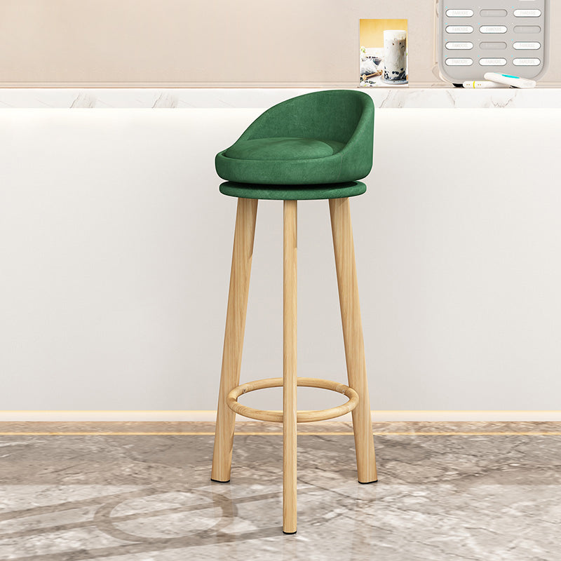 Modern Backrest Armless Counter Stool Steel Cashier Bar Stool with Cushion Green Clearhalo 'Bar Furniture' 'Bar Stools' 'bar_stools' 'furn' 'furn_bar_stools' 'furniture_bar_stools' 'Kitchen & Dining Furniture' 'kitchen&dining_furn' 'kitchen' 'kitchen_furn' Furniture' 4183945