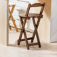 Stackable Modern Counter Bar Stool Armless Wood Indoor Bar Stool with Footrest Tan 1 Piece Short Stool(18"H) Clearhalo 'Bar Furniture' 'Bar Stools' 'bar_stools' 'furn' 'furn_bar_stools' 'furniture_bar_stools' 'Kitchen & Dining Furniture' 'kitchen&dining_furn' 'kitchen' 'kitchen_furn' Furniture' 4184005
