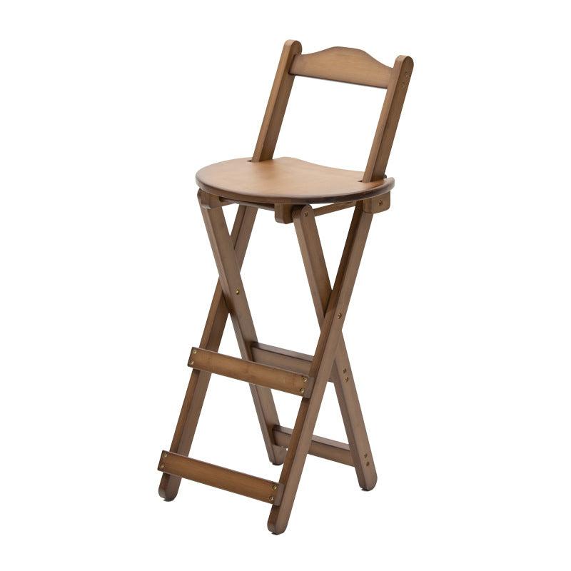 Stackable Modern Counter Bar Stool Armless Wood Indoor Bar Stool with Footrest Clearhalo 'Bar Furniture' 'Bar Stools' 'bar_stools' 'furn' 'furn_bar_stools' 'furniture_bar_stools' 'Kitchen & Dining Furniture' 'kitchen&dining_furn' 'kitchen' 'kitchen_furn' Furniture' 4184007