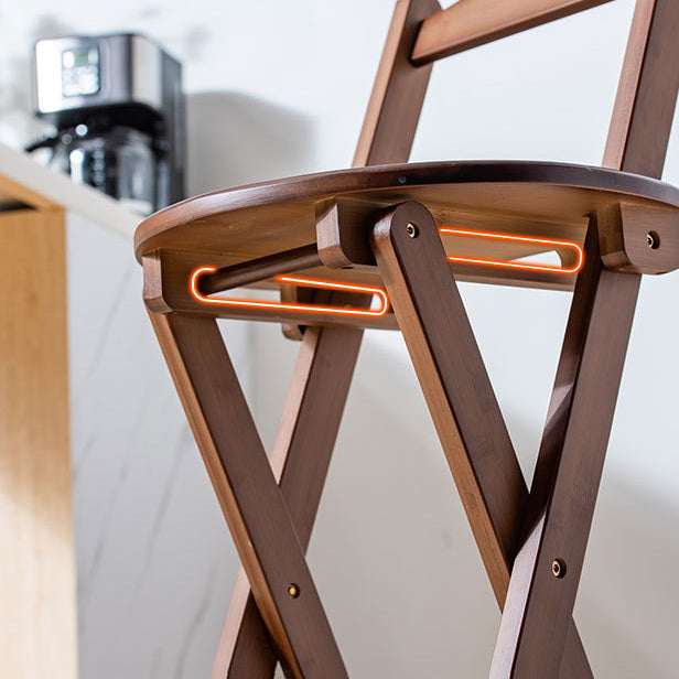 Stackable Modern Counter Bar Stool Armless Wood Indoor Bar Stool with Footrest Clearhalo 'Bar Furniture' 'Bar Stools' 'bar_stools' 'furn' 'furn_bar_stools' 'furniture_bar_stools' 'Kitchen & Dining Furniture' 'kitchen&dining_furn' 'kitchen' 'kitchen_furn' Furniture' 4184012