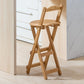 Stackable Modern Counter Bar Stool Armless Wood Indoor Bar Stool with Footrest Wood 1 Piece Counter Stool (24"H) Clearhalo 'Bar Furniture' 'Bar Stools' 'bar_stools' 'furn' 'furn_bar_stools' 'furniture_bar_stools' 'Kitchen & Dining Furniture' 'kitchen&dining_furn' 'kitchen' 'kitchen_furn' Furniture' 4184018