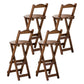 Stackable Modern Counter Bar Stool Armless Wood Indoor Bar Stool with Footrest Tan 4 Piece Set Counter Stool (24"H) Clearhalo 'Bar Furniture' 'Bar Stools' 'bar_stools' 'furn' 'furn_bar_stools' 'furniture_bar_stools' 'Kitchen & Dining Furniture' 'kitchen&dining_furn' 'kitchen' 'kitchen_furn' Furniture' 4184027