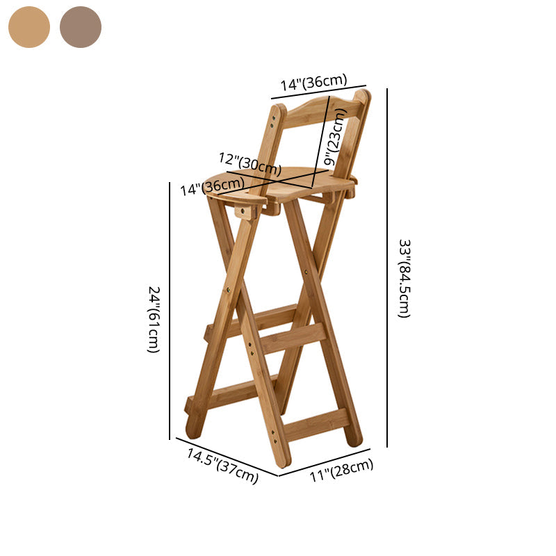 Stackable Modern Counter Bar Stool Armless Wood Indoor Bar Stool with Footrest Clearhalo 'Bar Furniture' 'Bar Stools' 'bar_stools' 'furn' 'furn_bar_stools' 'furniture_bar_stools' 'Kitchen & Dining Furniture' 'kitchen&dining_furn' 'kitchen' 'kitchen_furn' Furniture' 4184029