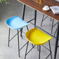 Modern Bar Stool Armless Plastic Indoor Barstool with Footrest Steel Base Clearhalo 'Bar Furniture' 'Bar Stools' 'bar_stools' 'furn' 'furn_bar_stools' 'furniture_bar_stools' 'Kitchen & Dining Furniture' 'kitchen&dining_furn' 'kitchen' 'kitchen_furn' Furniture' 4184037