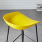 Modern Bar Stool Armless Plastic Indoor Barstool with Footrest Steel Base Clearhalo 'Bar Furniture' 'Bar Stools' 'bar_stools' 'furn' 'furn_bar_stools' 'furniture_bar_stools' 'Kitchen & Dining Furniture' 'kitchen&dining_furn' 'kitchen' 'kitchen_furn' Furniture' 4184043